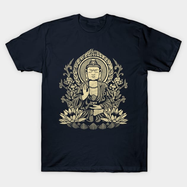 Siddhartha Gautama Budda - Weathered T-Shirt by GAz